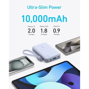 پاوربانک انکر مدل A1257 ظرفیت 10000 میلی آمپر ساعت